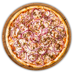 Cheese & Onion Pizza  12" 