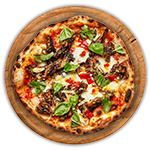Spicy Mushroom Pizza  12" 