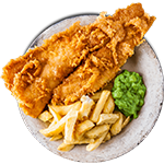 Large Fish & Chips 